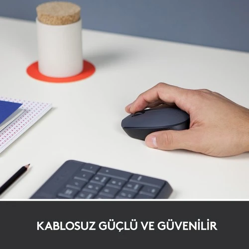 LOGITECH M170 USB SİYAH KABLOSUZ MOUSE 910-004642 - 2