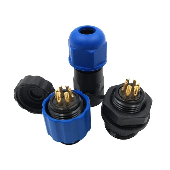 SD13 TİPİ SU GEÇİRMEZ 6 PİN KONNEKTÖR - 9