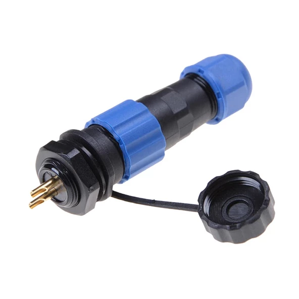 SD13 TİPİ SU GEÇİRMEZ 2 PİN KONNEKTÖR - Resim 4