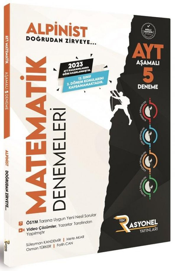 2023 AYT Matematik 5 li Branş Deneme Sınavı Rasyonel Yayınları
