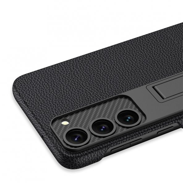 Samsung Galaxy S23 Plus Kılıf Kıpta Standlı Kapak - 6