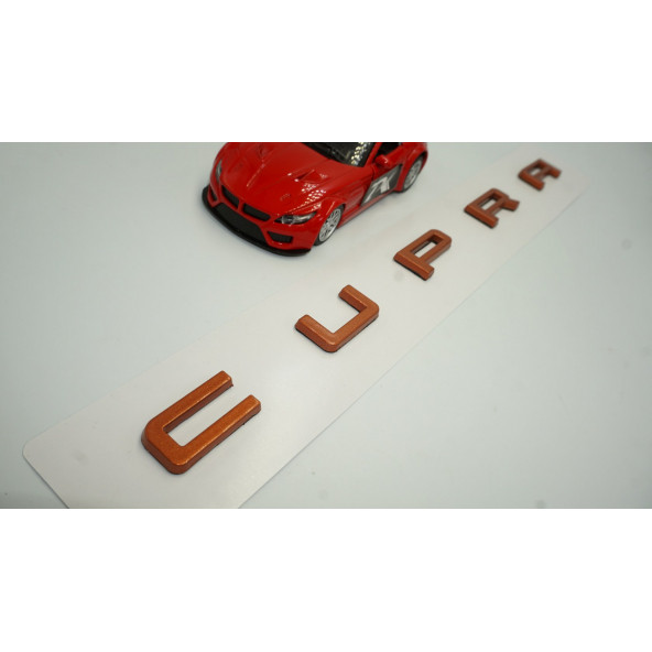 Seat Leon Cupra Bakır Renk 3M 3D Bagaj Yazı Logo Orjinal Ürün - 3