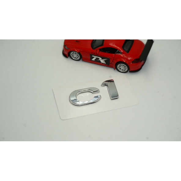 Citroen C1 2012-2014 Bagaj Krom ABS 3M 3D Yazı Logo Amblem - 2