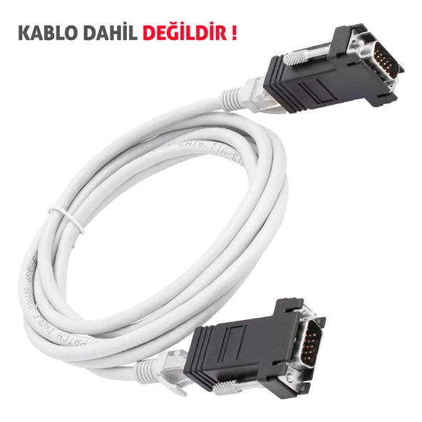 Powermaster VGA Extender RJ45 CAT5 CAT6 CAT7 Uzatıcı Çevirici Dönüştürücü - 3