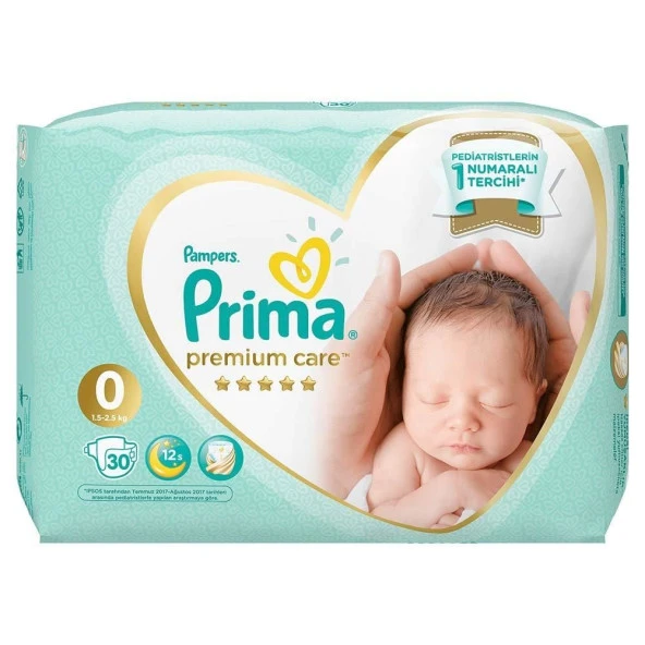 Prima Premium Care Bebek Bezi 0 Beden Prematüre 30 Adet - 2