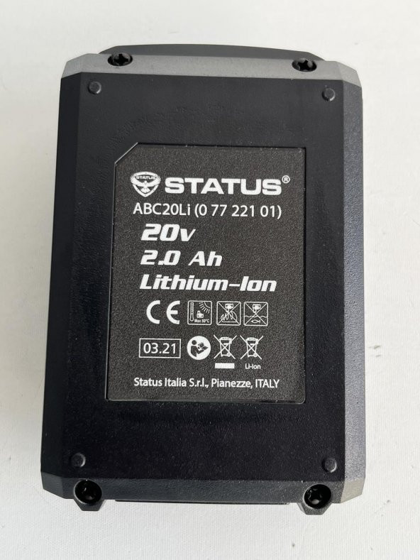 Status 20V 2.0Ah Li-ion Akü ABC20Li (Kutusuz) - 6