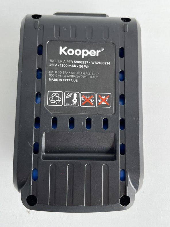 Kooper 20V 1.3Ah Li-ion Akü WS2100214 (Kutusuz) - 6