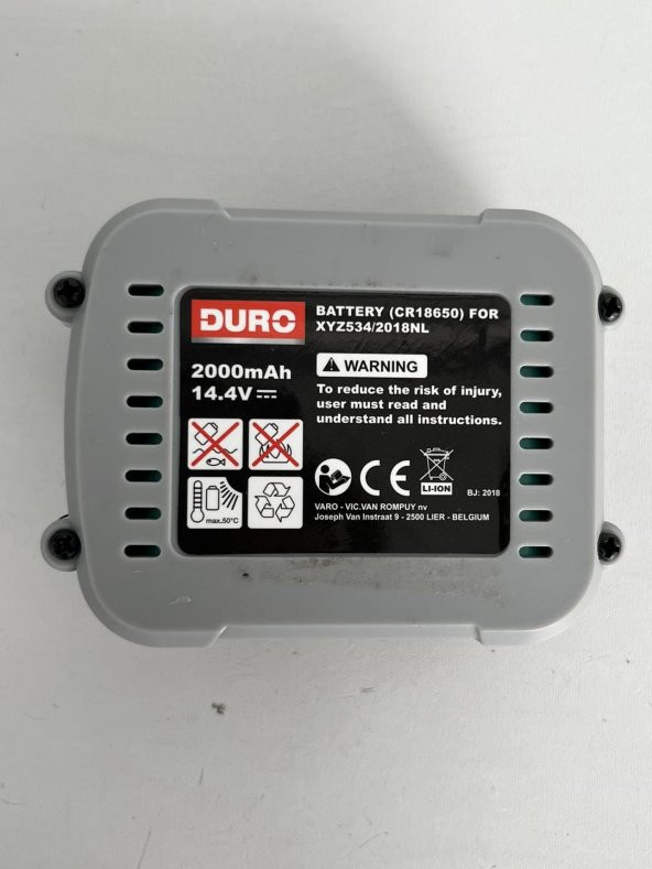 Duro 20V 2.0Ah Li-ion Akü CR18650 (Kutusuz) - Resim 5