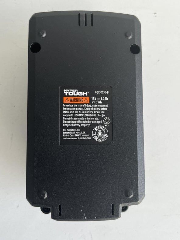 Hyper Tough 18V 1.2Ah Li-ion Akü AQ75005G-B (Kutusuz) - 5