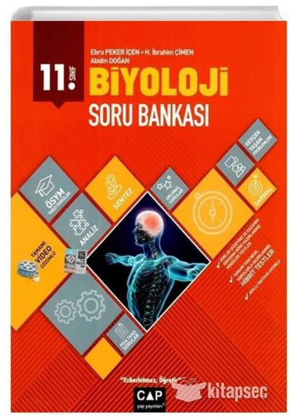 11. Sınıf Anadolu Lisesi Biyoloji Soru Bankası Çap Yayınları