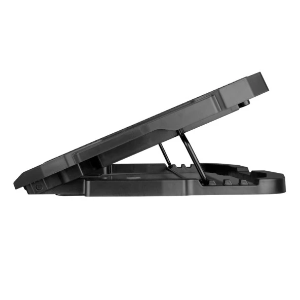 Addison Rampage Ad-Rc4 Siyah 2-125 Mm+2-70Mm Işıklı Fan 15"-17" Notebook Soğutucu Stand - 8