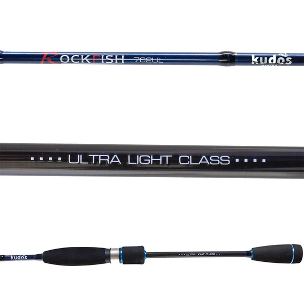 KUDOS ROCK FİSH 2.30M 1-14GR LRF OLTA KAMIŞI (ROCKF230) - 2