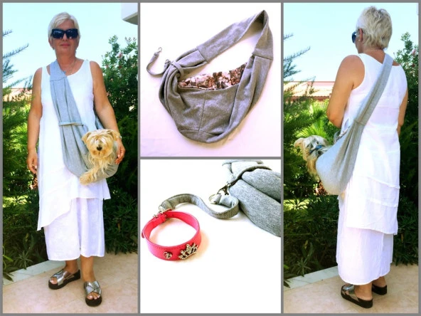 Kedi Taşıma Çantası - GRİ - 3