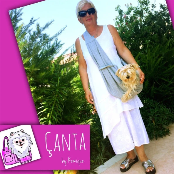 Kedi Taşıma Çantası - GRİ - 4