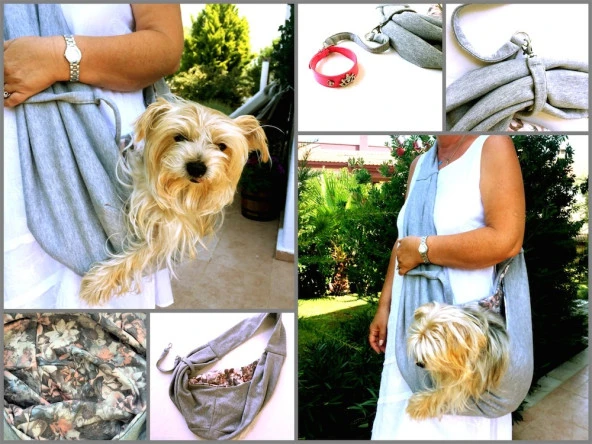 Kedi Taşıma Çantası - GRİ - 5