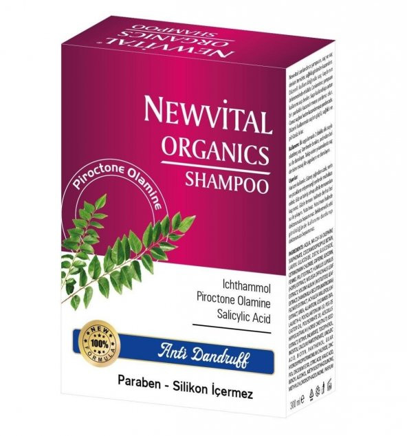 Newvital Organics Anti Dandruff Şampuan 300ml
