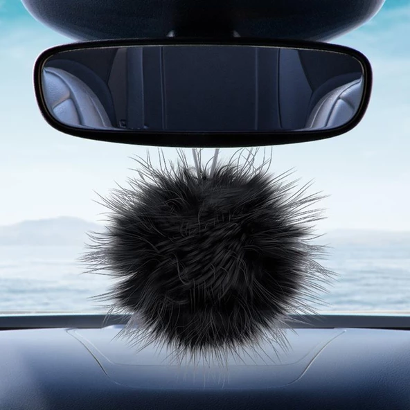 Tasotti Pom Pom (Amber Night) Odunsu-Çiçeksi Esansli Ayna Alti Asma Koku - Resim 3