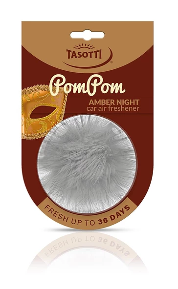 Tasotti Pom Pom (Amber Night) Odunsu-Çiçeksi Esansli Ayna Alti Asma Koku ürün görseli 1