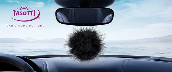 Tasotti Pom Pom (Amber Night) Odunsu-Çiçeksi Esansli Ayna Alti Asma Koku - Resim 2