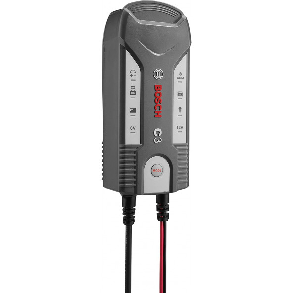 BOSCH C3 AKÜ ŞARJ CİHAZI - 6V - 12V - 3