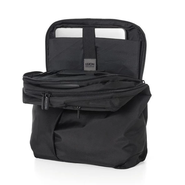 Lexon Challenger Gizlenebilir Askılı ve Laptop Bölmeli 15'' Sırt Çantası - Resim 4