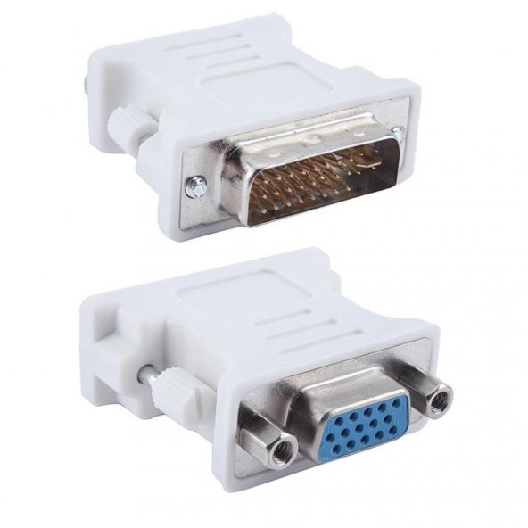 Dvi (24+5) To Vga Dönüştürücü Adaptör Monitör Kablo Ucu Çevirici