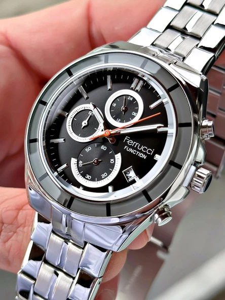 Ferrucci Function Fonksiyonlu Erkek Kol Saati 3 ATM Su Geçirmezlik - Resim 2
