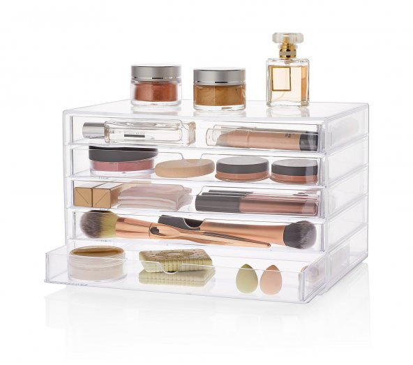 5 ÇEKMECELİ MAKYAJ ORGANİZER.