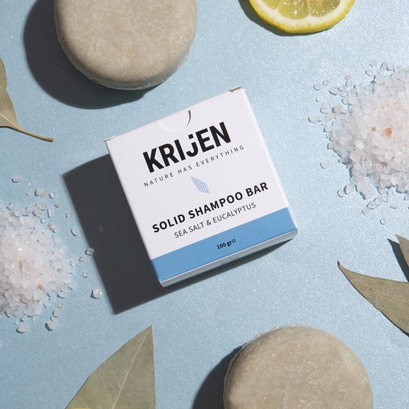 Krijen Deniz Tuzu & Okaliptus Katı Şampuan 100 Gr