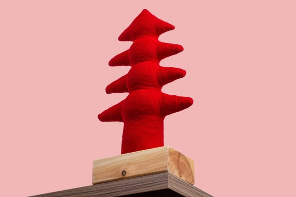 Kayigo Çam XL Lavanta Dolgulu Notluk Kırmızı - Resim 2