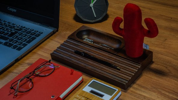KAYIGO Woody Üçlü Ofis Seti Koyu Kahverengi - 4