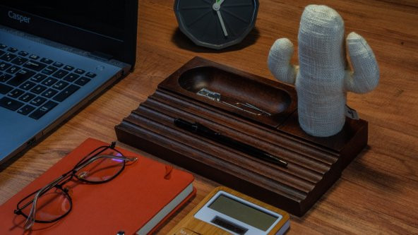 KAYIGO Woody Üçlü Ofis Seti Koyu Kahverengi - 4