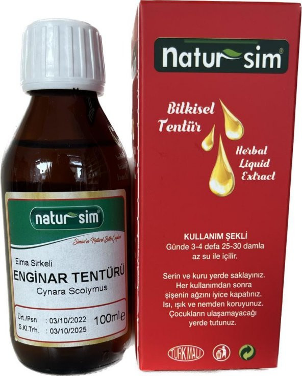 ENGİNAR TENTÜRÜ/EKSTRAK 100ml