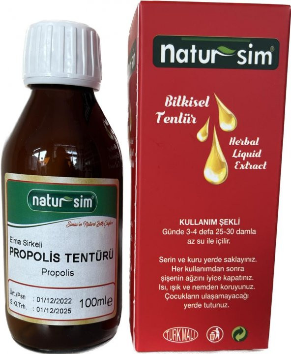 PROPOLİS TENTÜRÜ/EKSTRAK 100ml