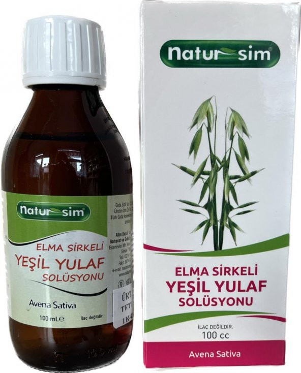 YEŞİL YULAF TENTÜRÜ/EKSTRAK 100ml