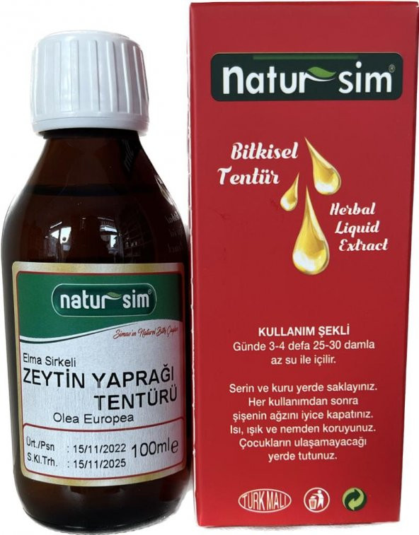 ZEYTİN YAPRAĞI TENTÜRÜ/EKSTARK 100ml