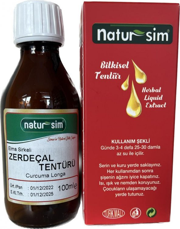 ZERDEÇAL TENTÜRÜ/EKSTRAK 100ml