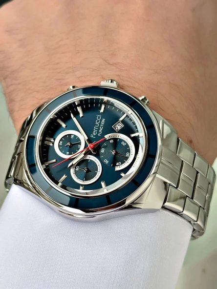 Ferrucci Function Fonksiyonlu Erkek Kol Saati 3 ATM Su Geçirmezlik - Resim 3