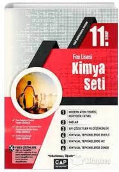11.Sınıf Fen Lisesi Kimya Seti Çap Yayınları 2021