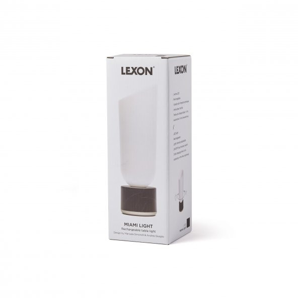 Lexon Miami Ayarlanabilir Led Lamba Siyah Mermer - 5