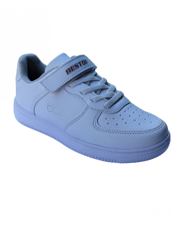 Bestof BST-B42 FLT Beyaz Erkek Kız Çocuk Günlük Sneakers Ayakkabı