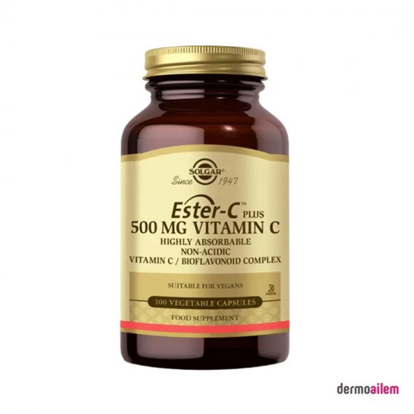 Solgar Ester-C Plus 500 mg 100 Kapsül