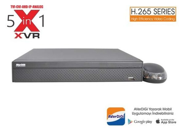 AVERDİGİ AD-5008T 8 KANAL AHD KAYIT CİHAZI (ADAPTÖR DAHİL DEĞİLDİR)