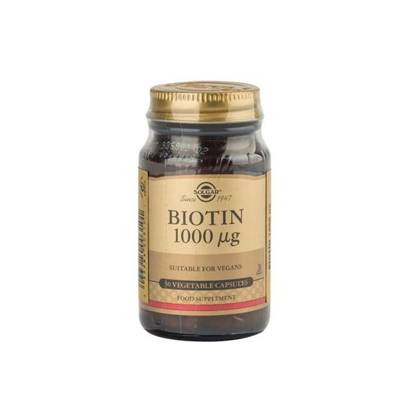 Solgar Biotin 1000 mcg 50 Kapsül