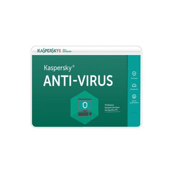 KASPERSKY ANTIVIRUS TÜRKÇE 2 KULLANICI 1 YIL LİSANS PAKETİ - 1