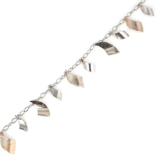 925 Ayar Gümüş Dalgalı Model Bileklik - Resim 3