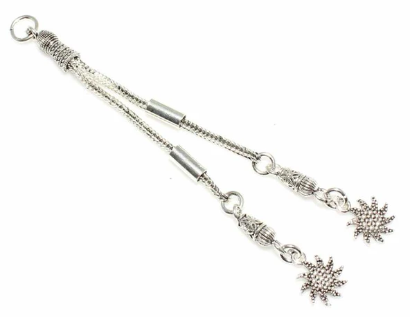 925 Ayar Gümüş Güneş 2'li Püskül, Kelebek Desenli Ara Bağlantı ürün görseli