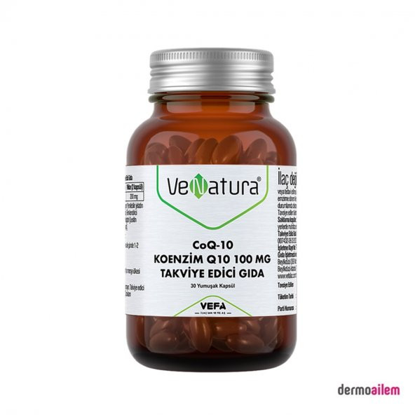 Venatura Koenzim Q10 100 mg 30 Yumuşak Kapsül