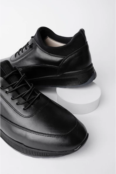 Muggo Fire Garantili Erkek Günlük Klasik Hakiki Deri Casual Rahat Ortopedik Ayakkabı - 5