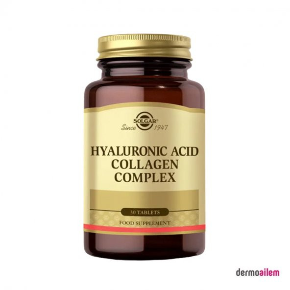 Solgar Hyaluronic Acid Collagen Complex 120 mg 30 Tablet